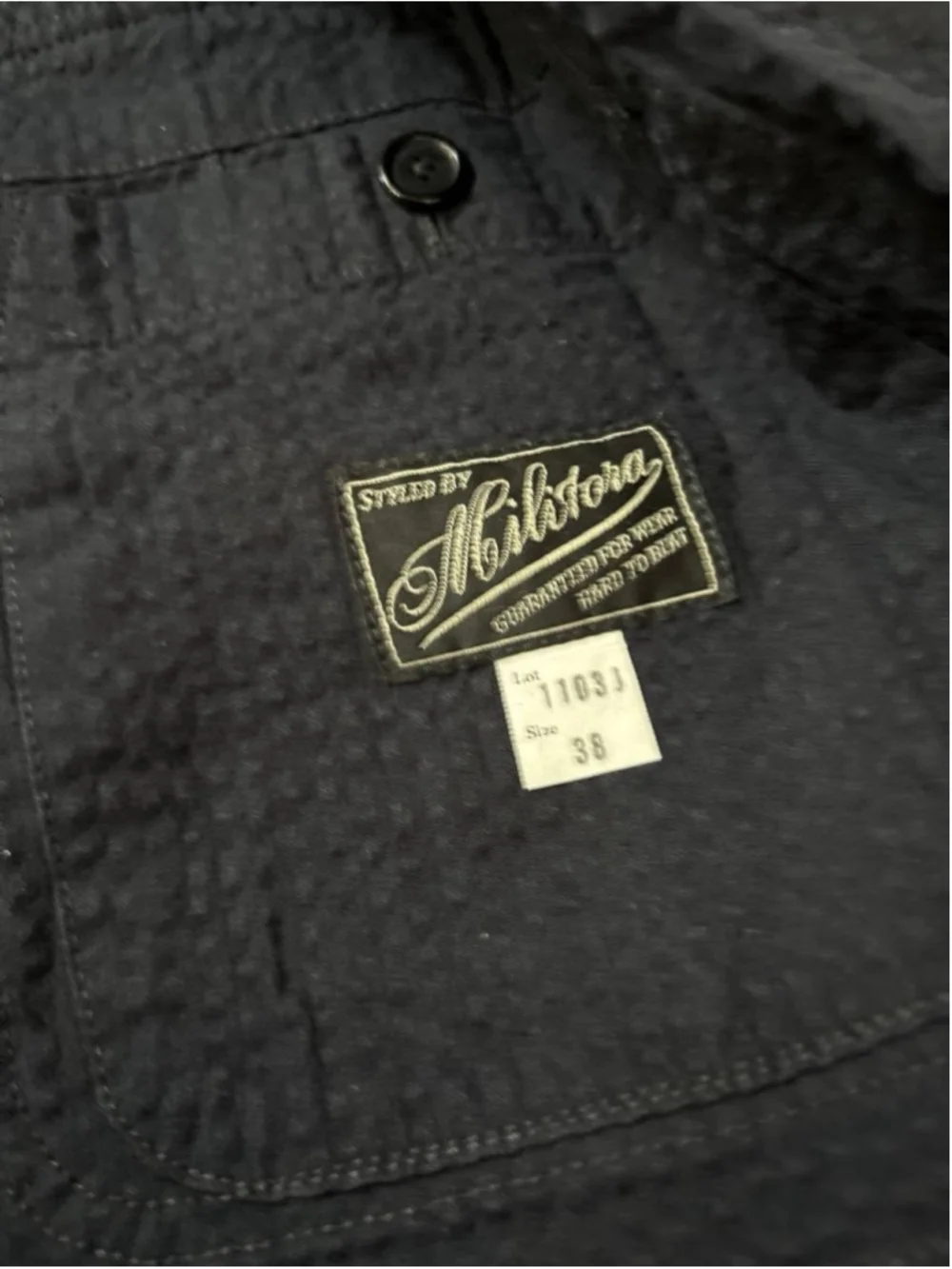 Militora lot. 1103J seersucker jacket Siza 38